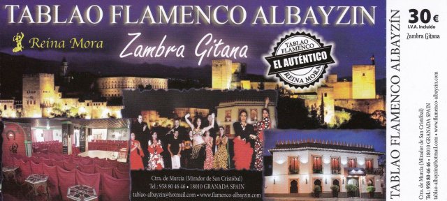 543 granada flamenco show